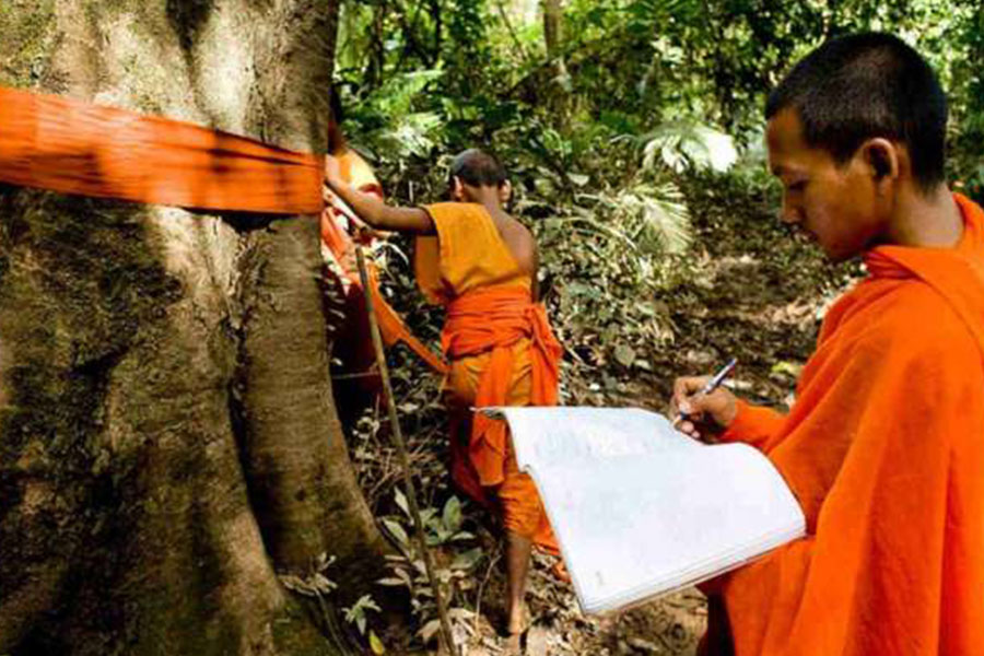 Buddhist Monks Battle to Save Cambodia’s  Forests